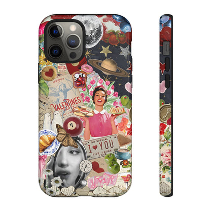 Retro Aesthetic Collage Art Tough Phone Case