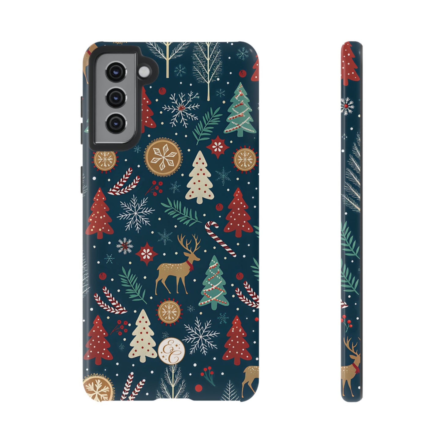 Christmas Holiday Pattern Tough Phone Case