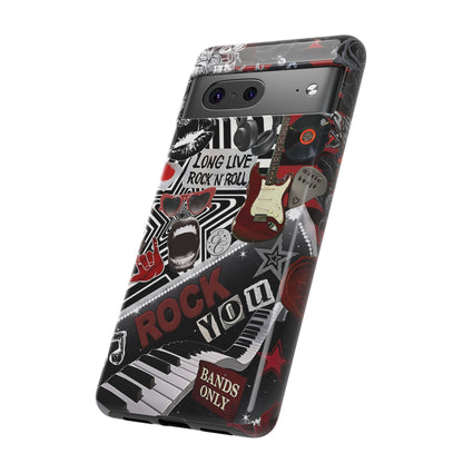 Rock and Roll Collage Tough Phone Case