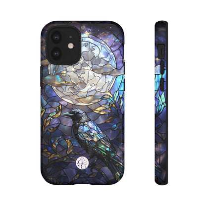 Stained Glass Raven Tough Phone Case