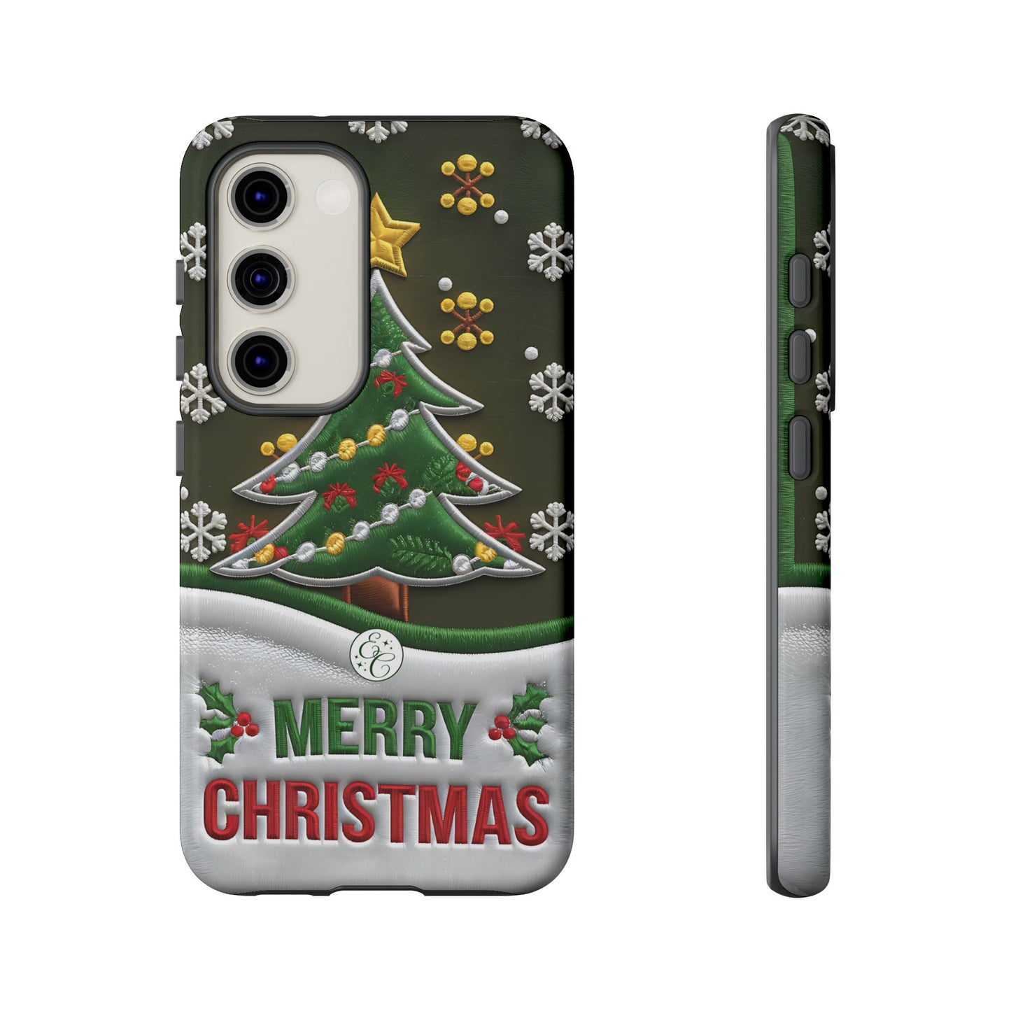 Merry Christmas Tree Tough Phone Case