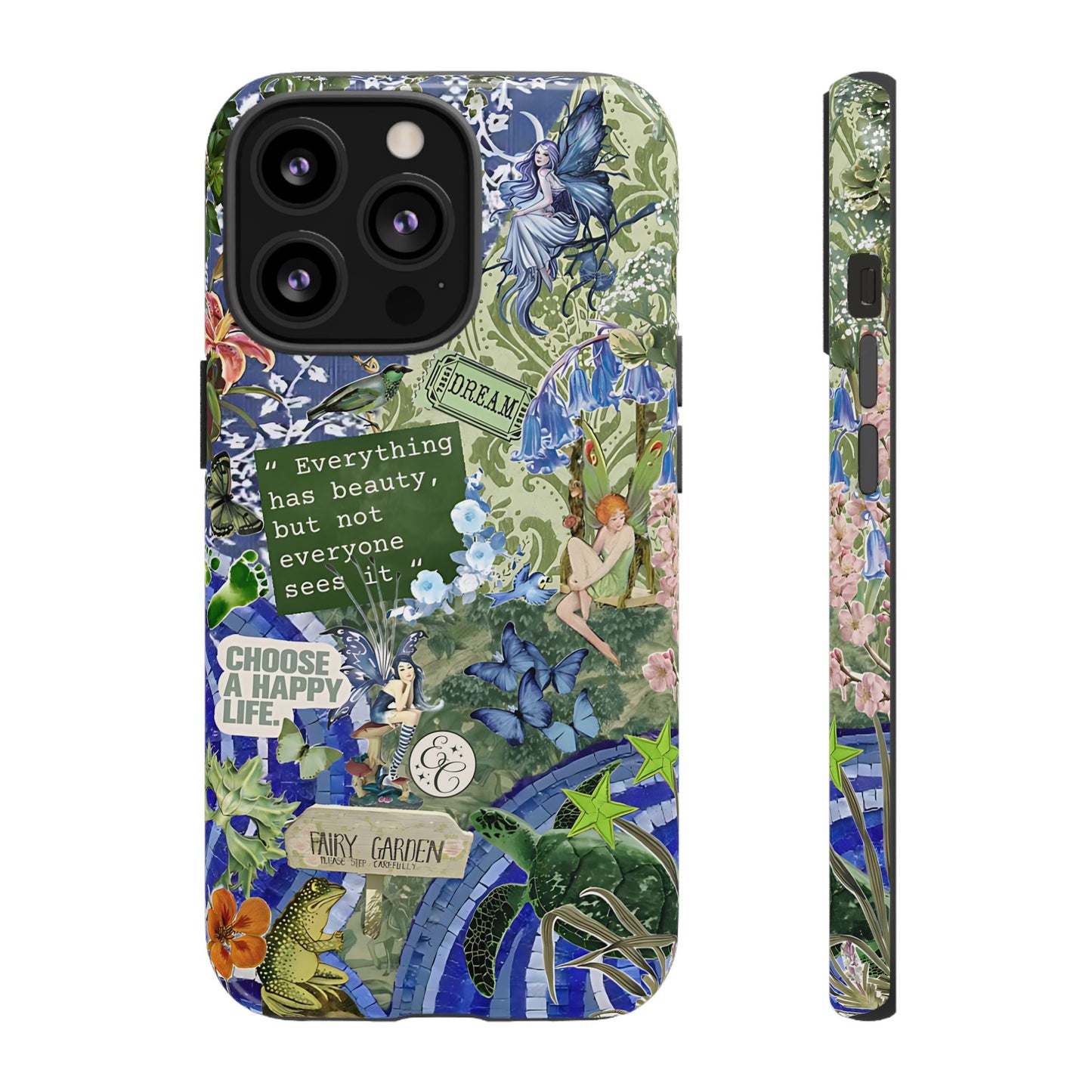 Fairy Garden Collage Tough Phone Case