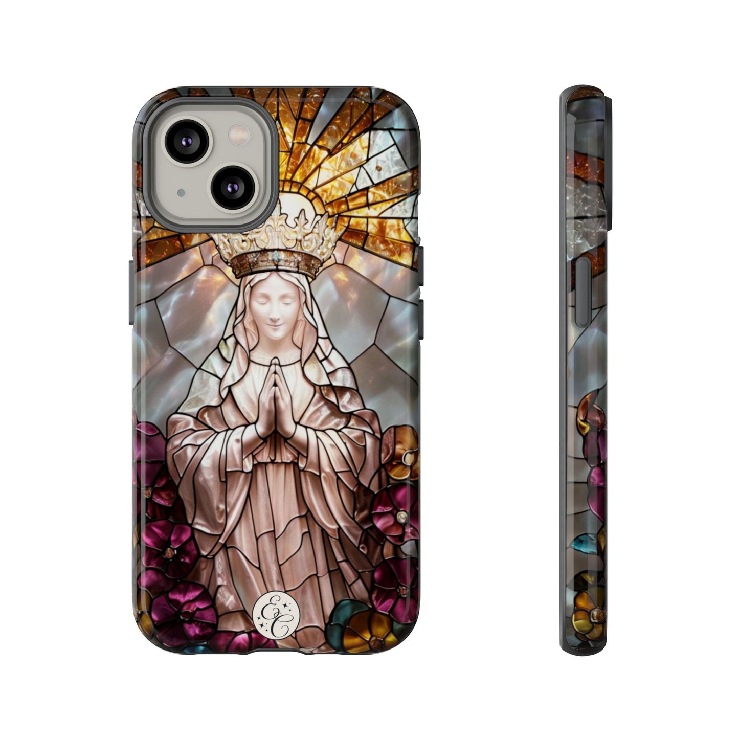 Virgin Mary Stained Glass Tough Phone Case