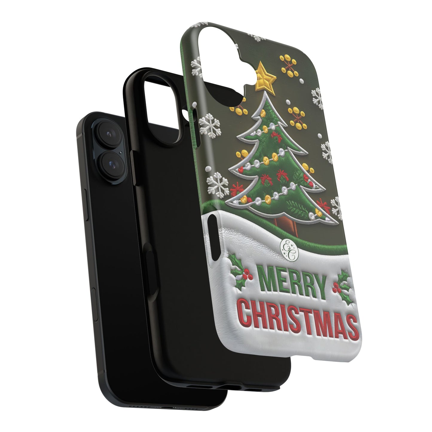 Merry Christmas Tree Tough Phone Case