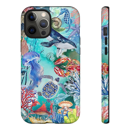 Ocean Wonders Collage Tough Phone Case