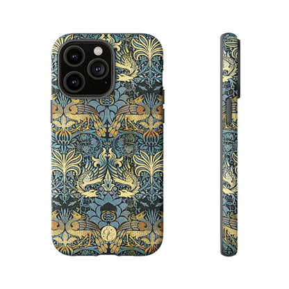 William Morris Peacock and Dragon Tough Phone Case