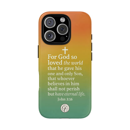 John 3:16 Tough Phone Case