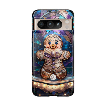 Gingerbread Man Stained Glass Tough Phone Case