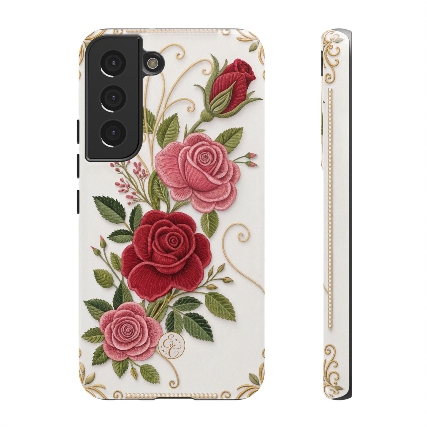 Elegant Rose Garden Tough Phone Case