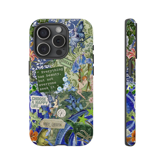 Fairy Garden Collage Tough Phone Case