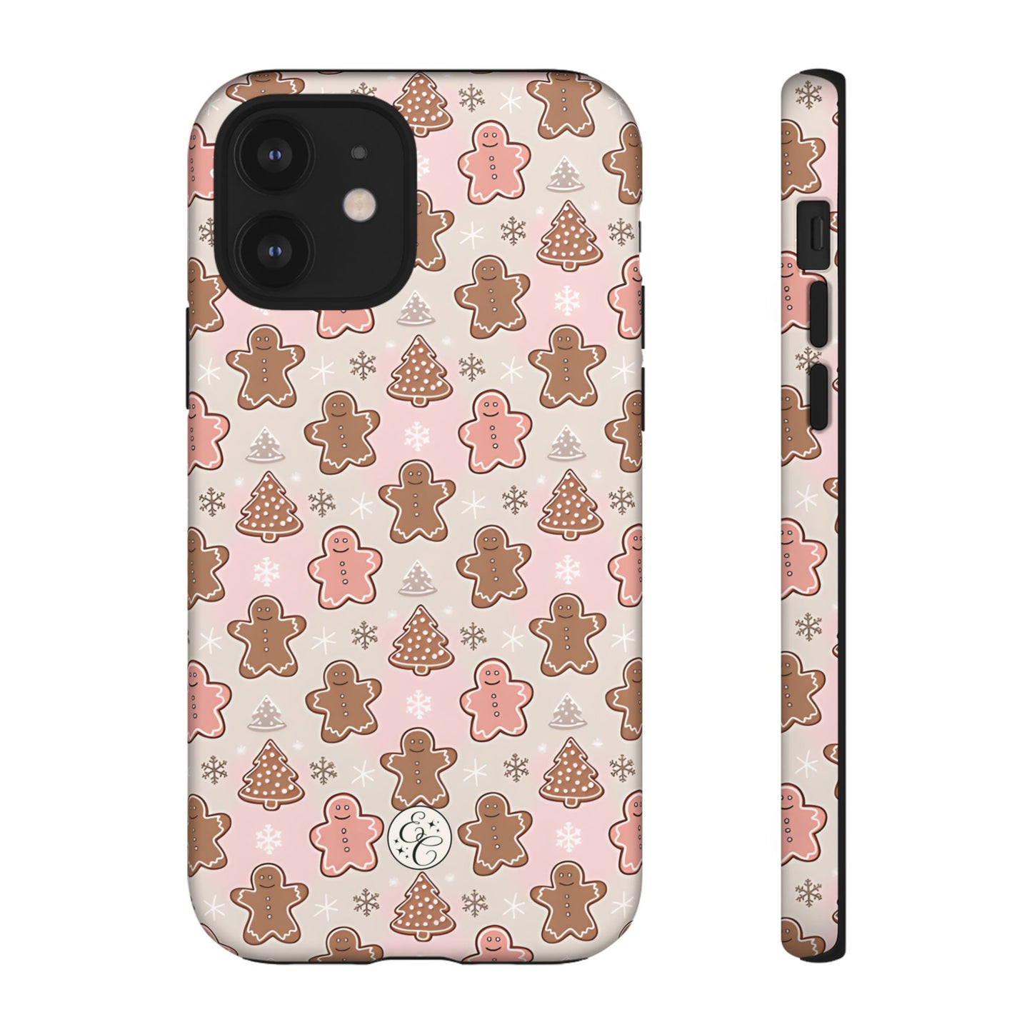 Gingerbread Men & Xmas Tree Pattern Tough Phone Case