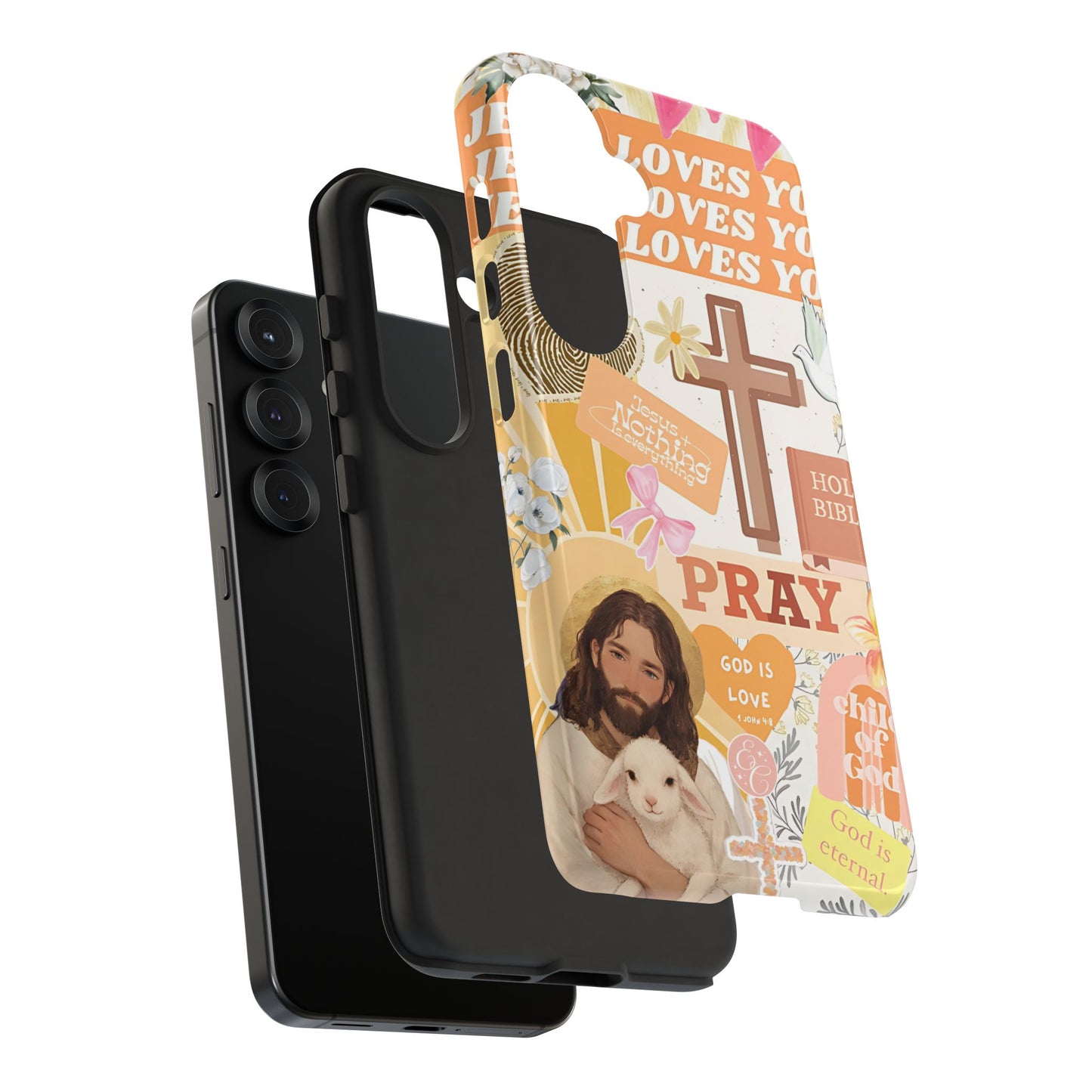 Christian Collage Tough Phone Case