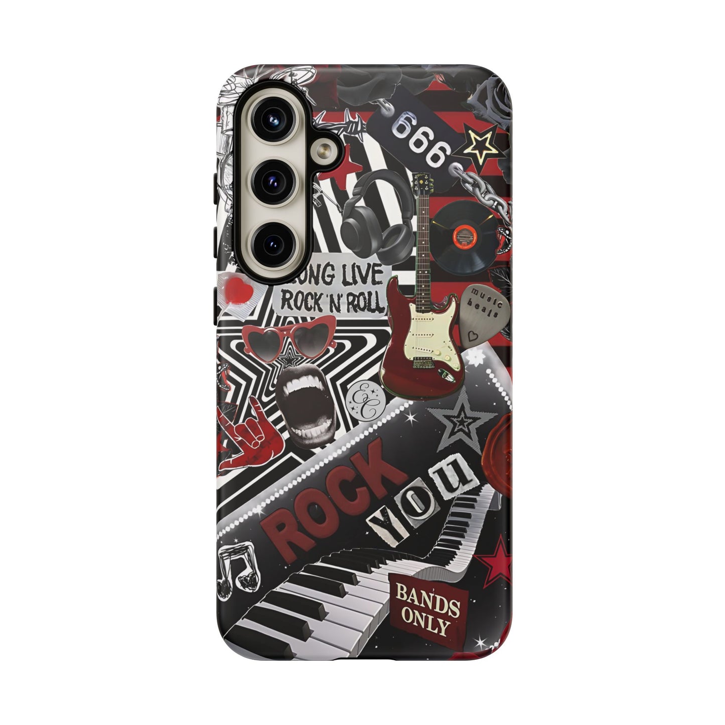 Rock and Roll Collage Tough Phone Case