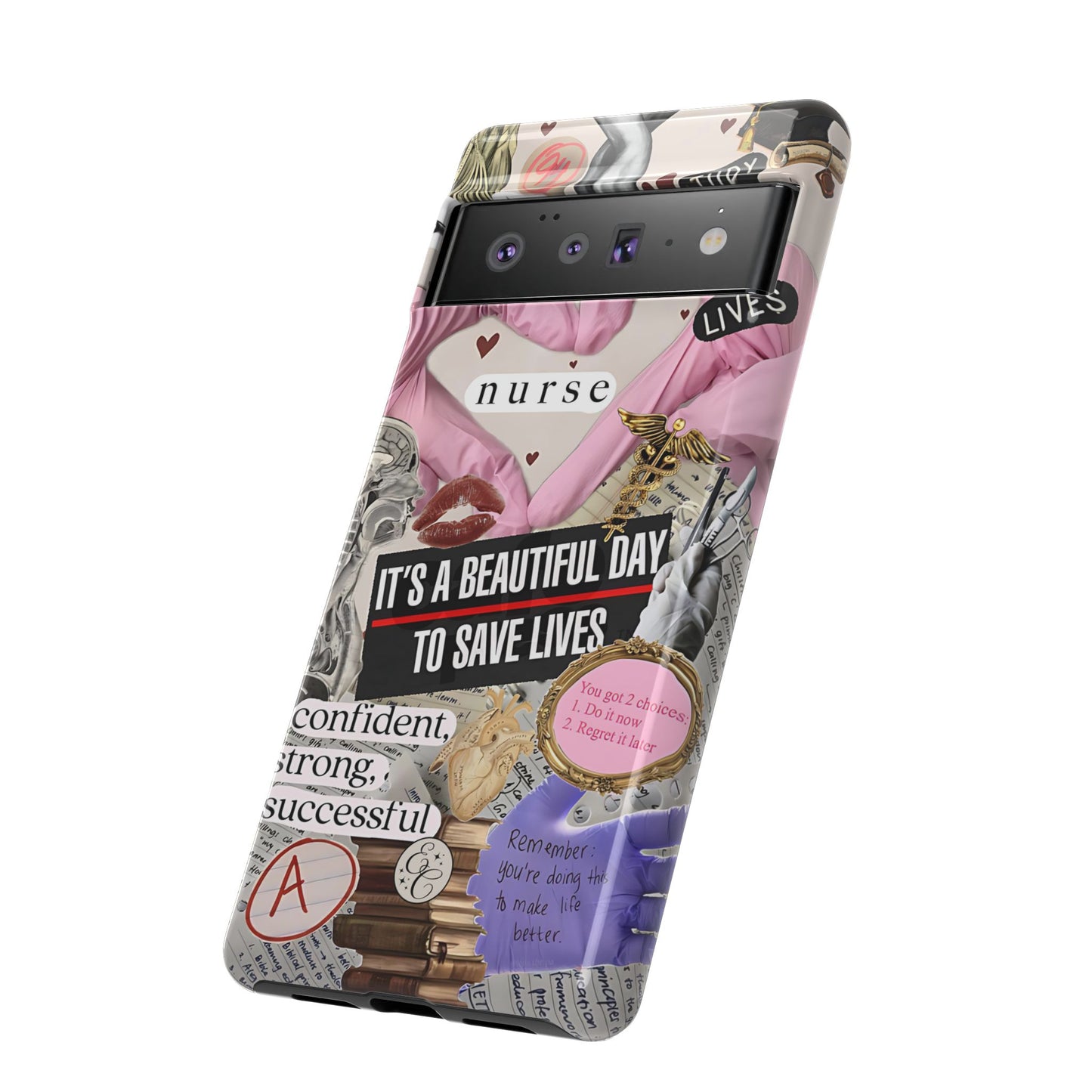 Nurse Inspirational Collage Tough Phone Case