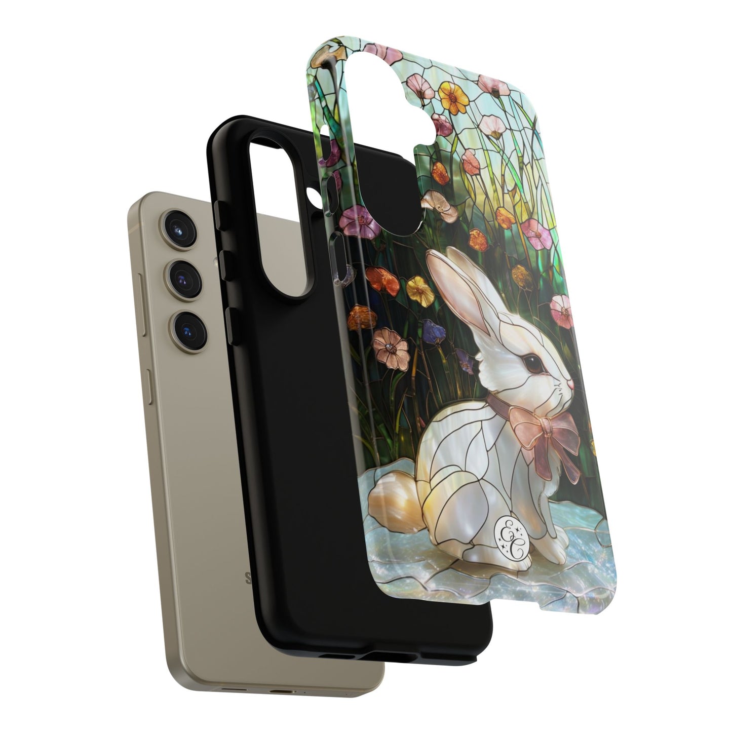 Easter Rabbit Stained Glass Tough Phone Case