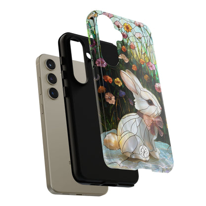 Easter Rabbit Stained Glass Tough Phone Case