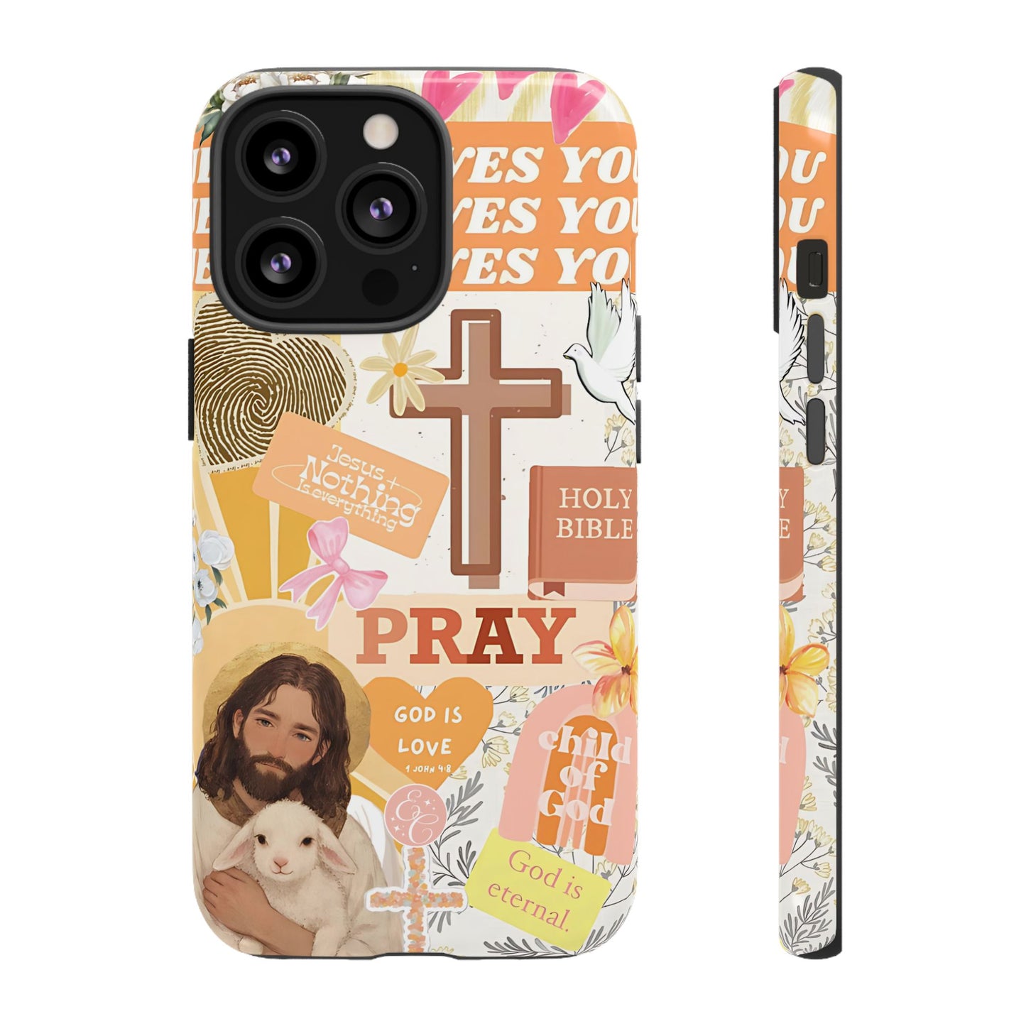 Christian Collage Tough Phone Case