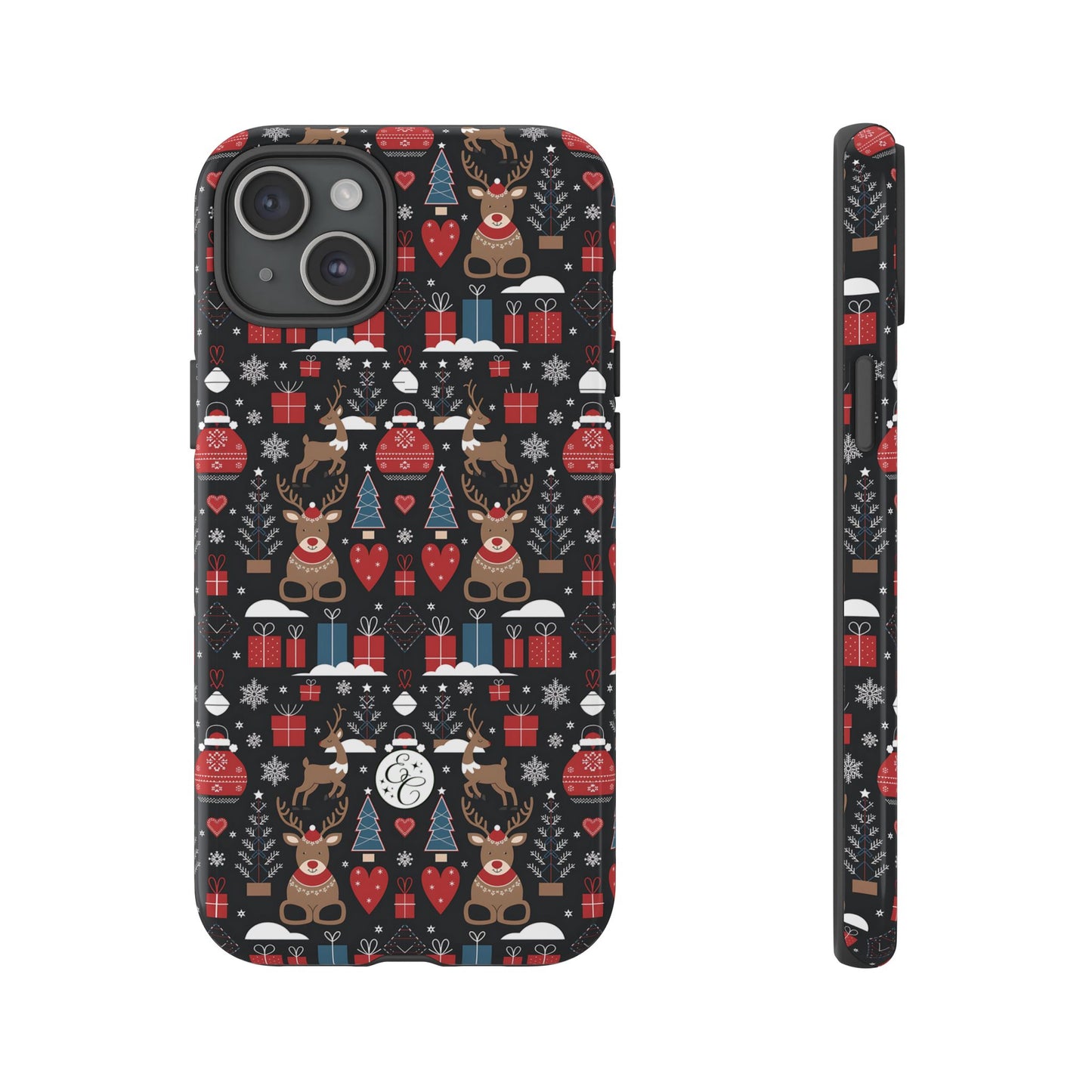 Christmas Holiday Pattern Tough Phone Case