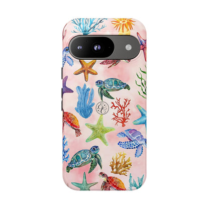 Colorful Marine Life Tough Phone Case