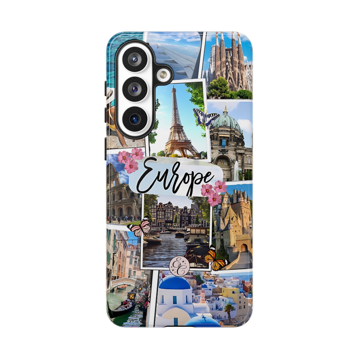 Europe Travel Collage Tough Phone Case