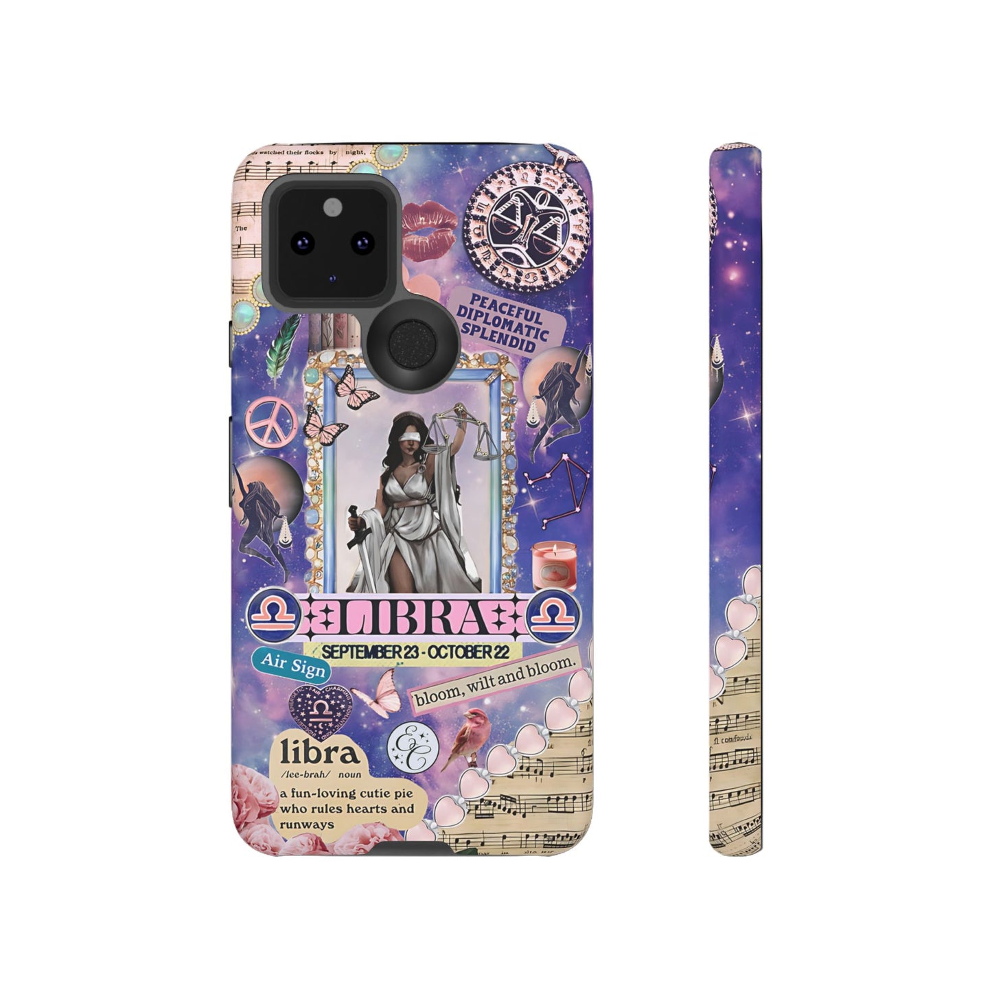 Libra Zodiac Star Sign Tough Phone Case