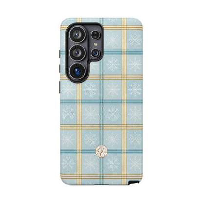 Blue Winter Plaid Phone Case