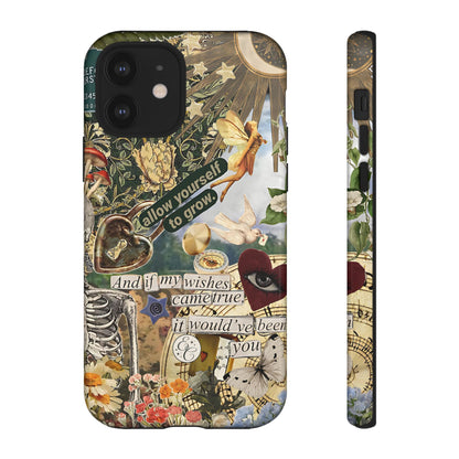 Vintage Cottage Collage Tough Phone Case