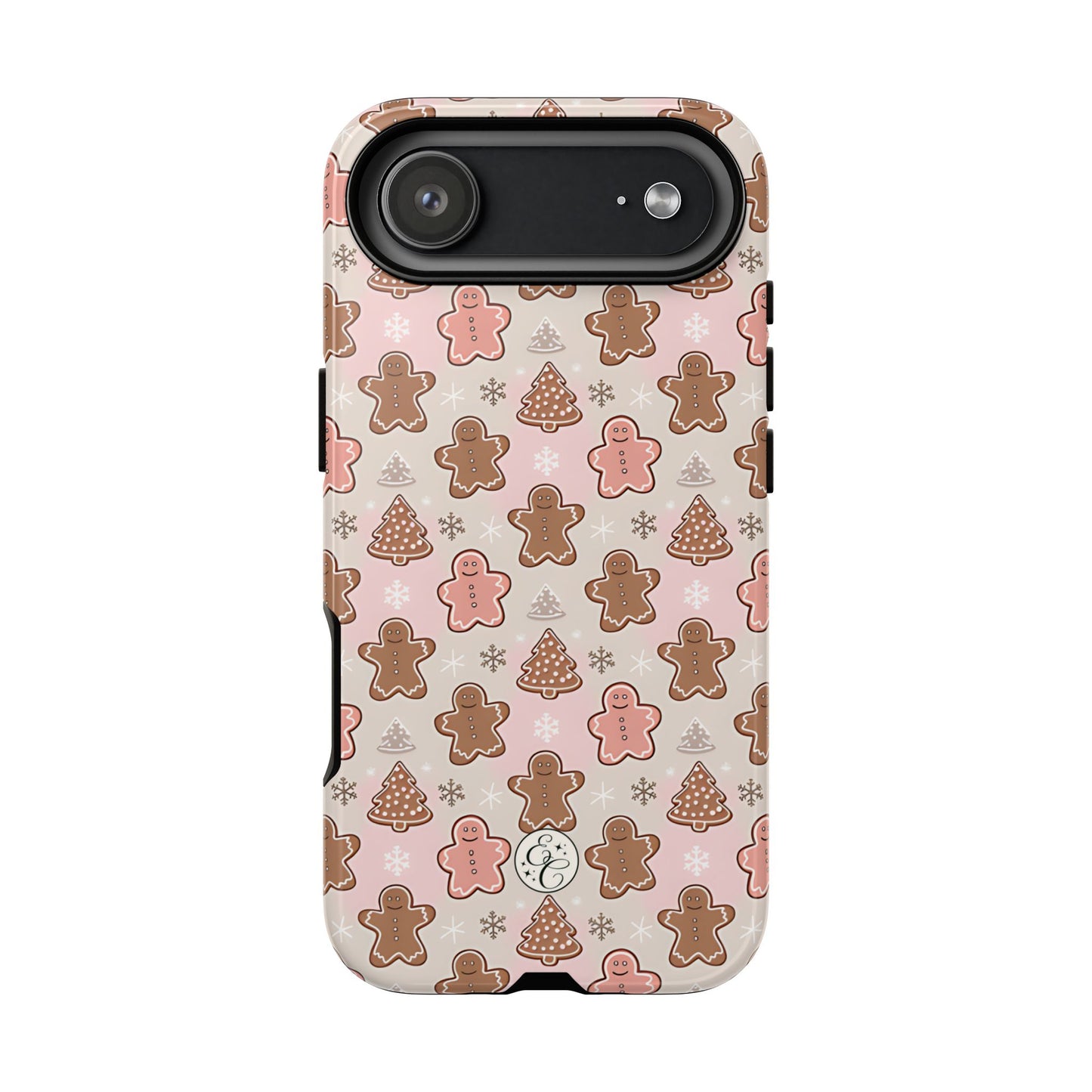 Gingerbread Men & Xmas Tree Pattern Tough Phone Case