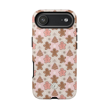Gingerbread Men & Xmas Tree Pattern Tough Phone Case