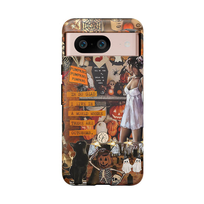 Halloween Aesthetic Collage Tough Phone Case