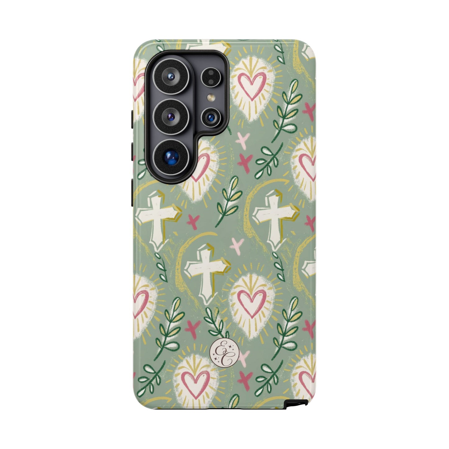 Christian Cross Boho Pattern Tough Phone Case