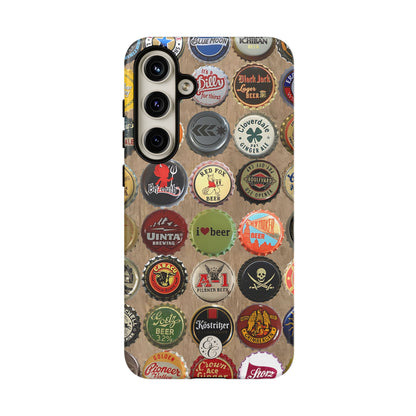 Beer Bottle Caps Tough Phone Case