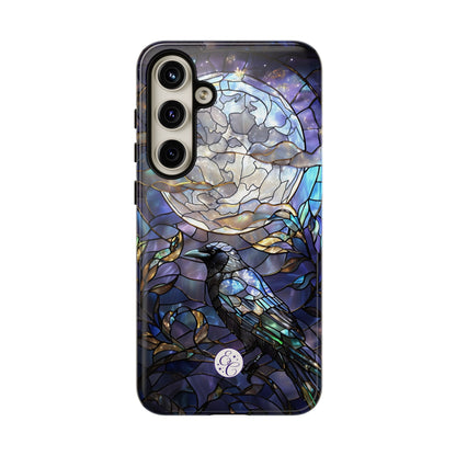 Stained Glass Raven Tough Phone Case