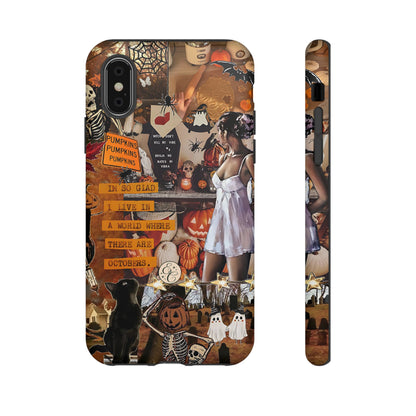 Halloween Aesthetic Collage Tough Phone Case