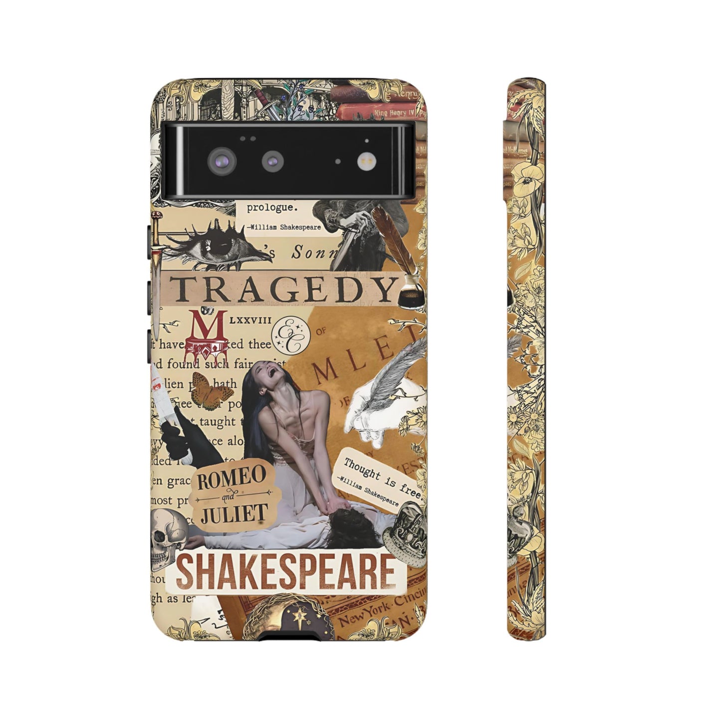 Shakespeare Tragedy Collage Tough Phone Case