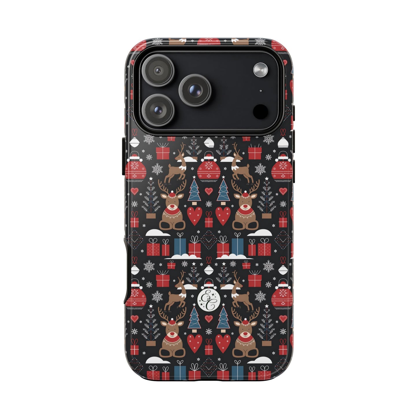 Christmas Holiday Pattern Tough Phone Case