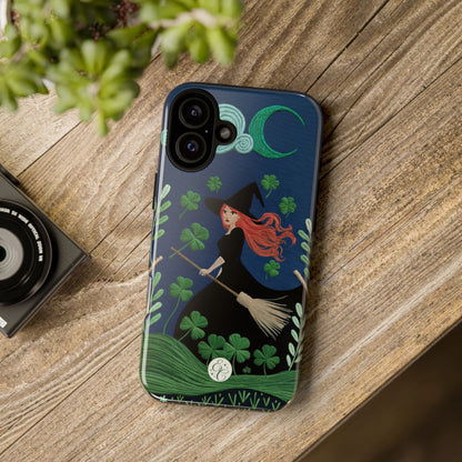 Irish Witch’s Moonlit Stroll Tough Phone Case