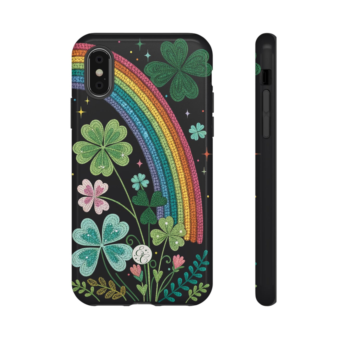 Rainbow & Shamrock Tough Phone Case