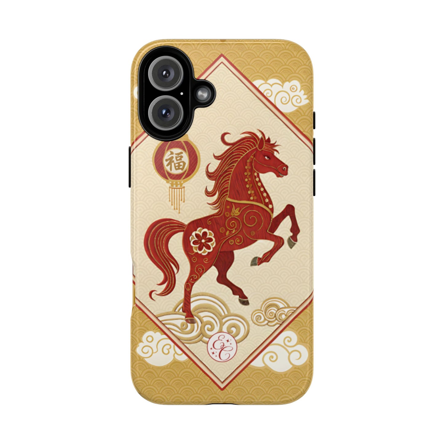 Chinese New Year Lucky Horse Tough Phone Case