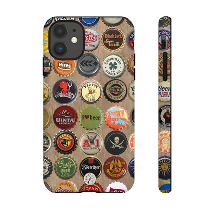 Beer Bottle Caps Tough Phone Case