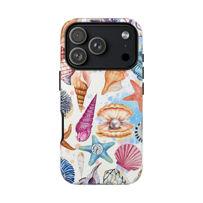 Colorful Sea Shells Tough Phone Case