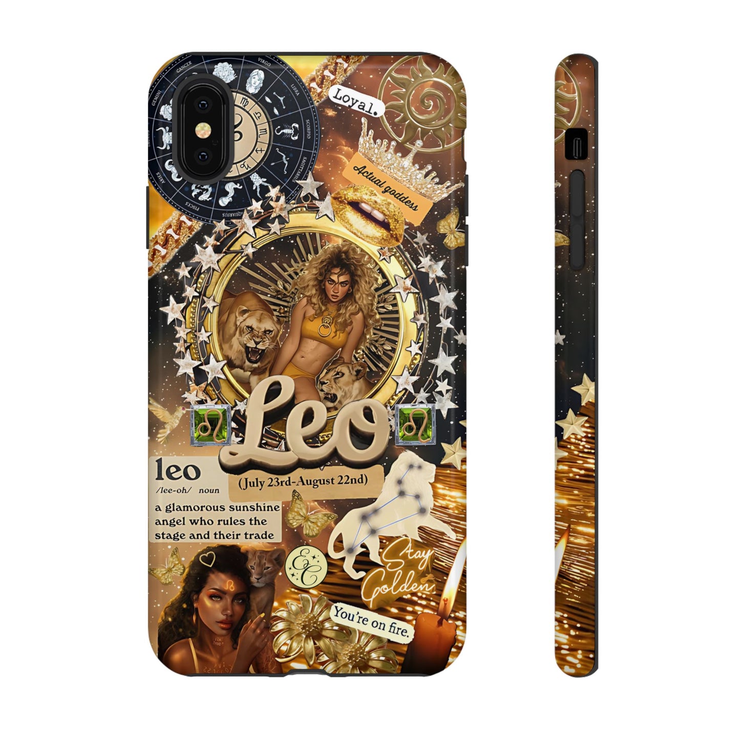 Leo Zodiac Sign Tough Phone Case