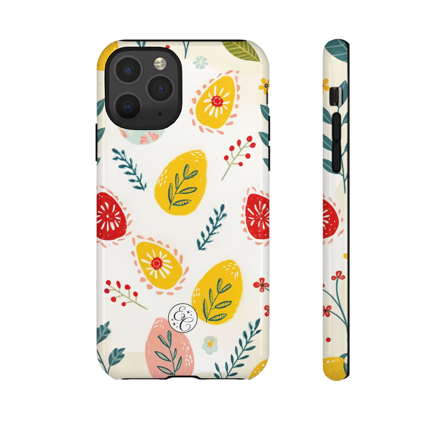 Colorful Easter Egg Pattern Tough Phone Case