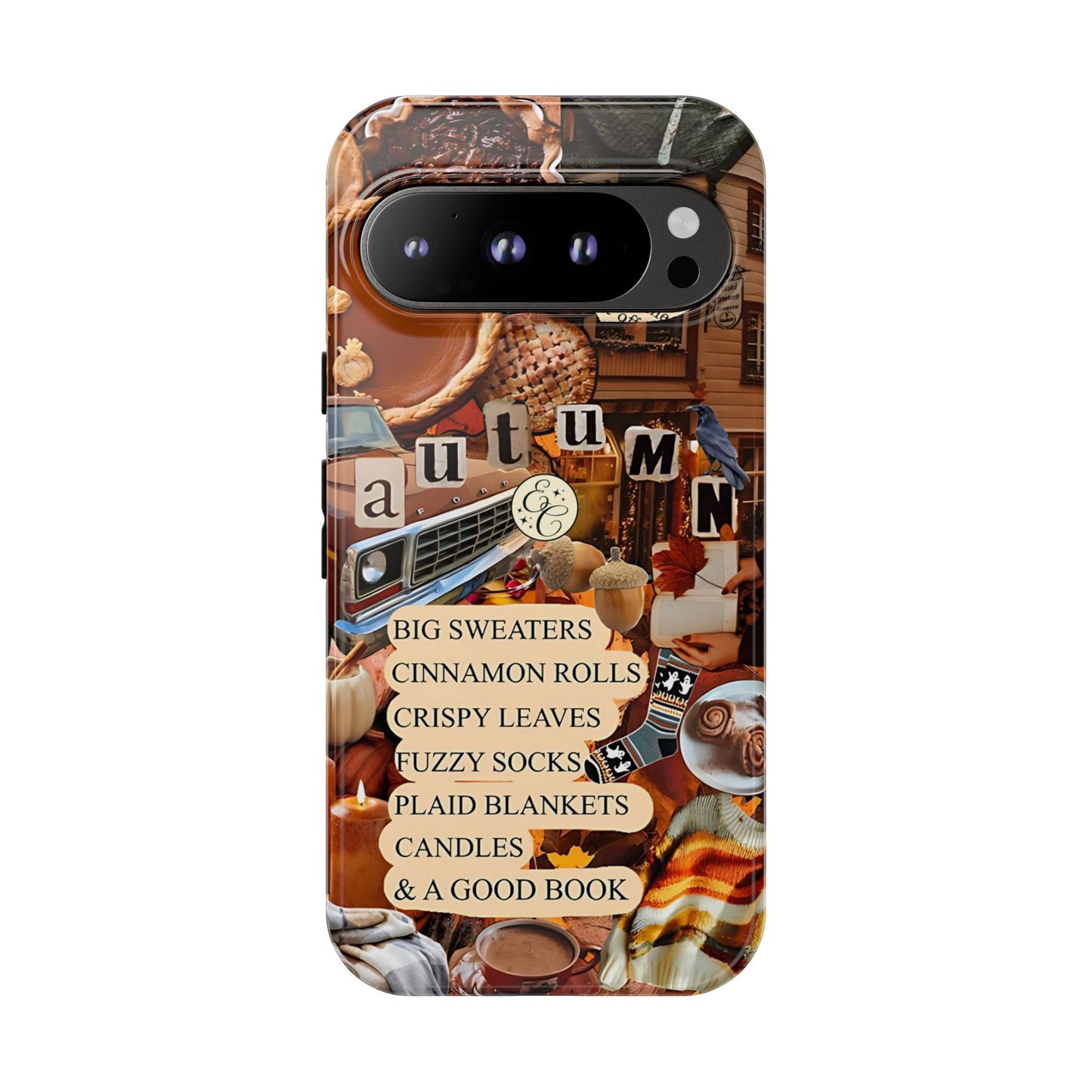 Autumn Aesthetic Collage Tough Phone Case