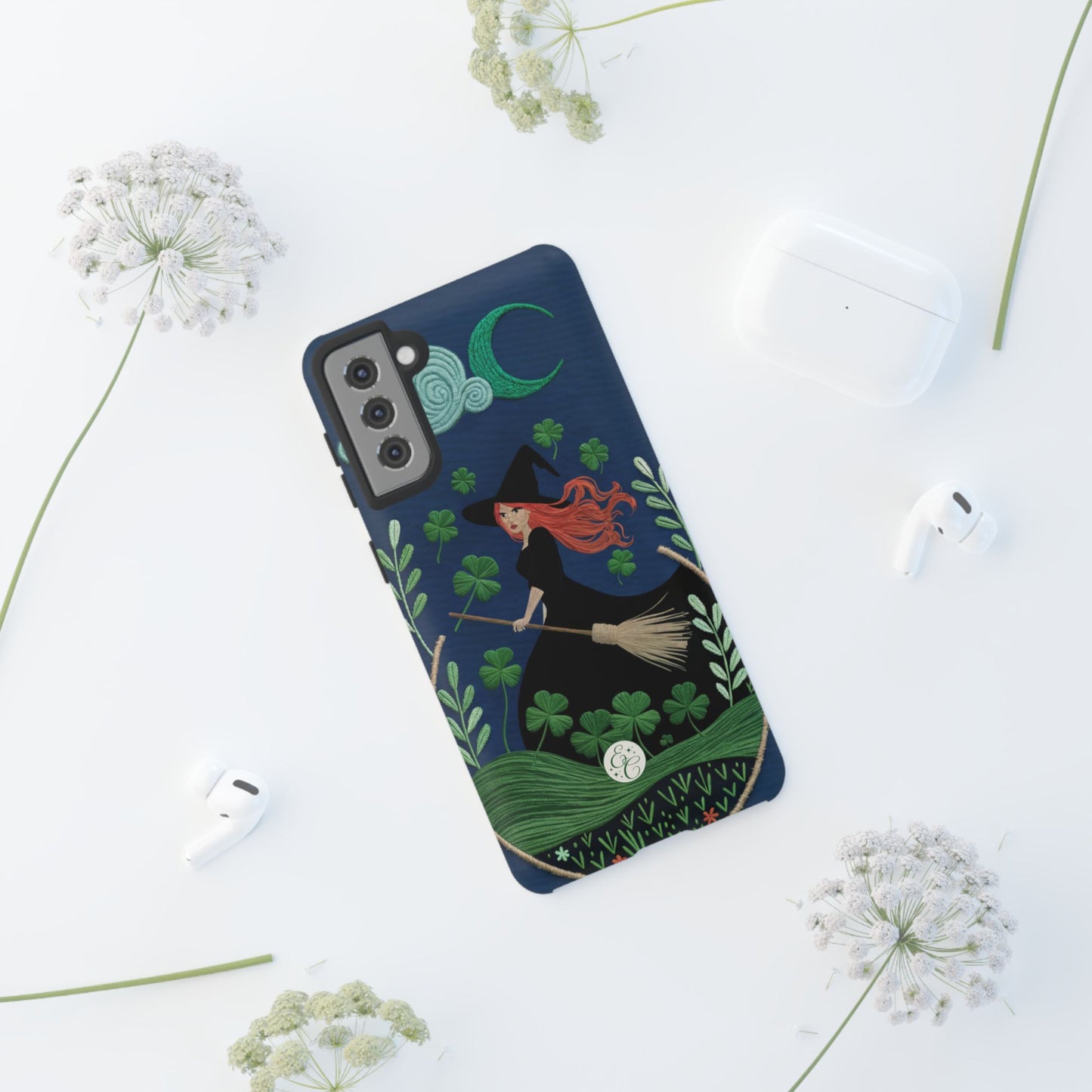 Irish Witch’s Moonlit Stroll Tough Phone Case