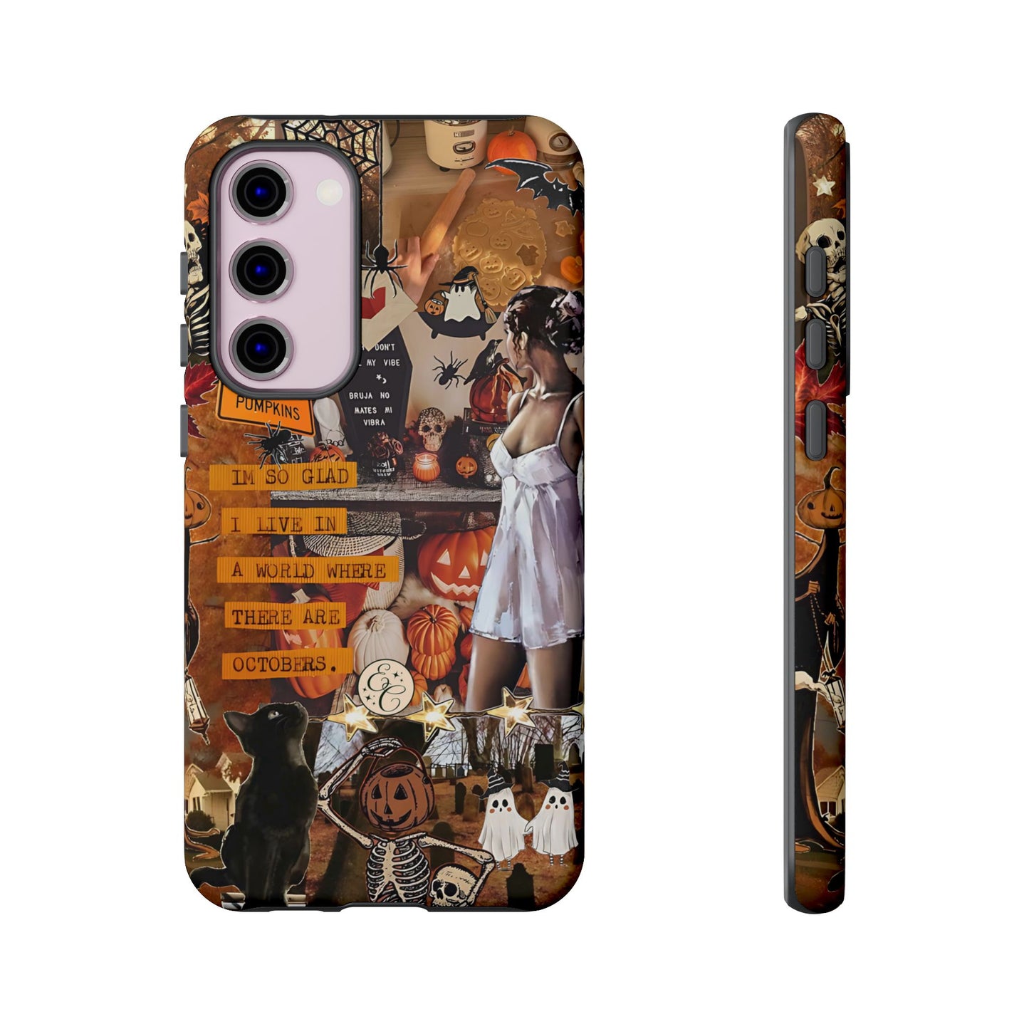 Halloween Aesthetic Collage Tough Phone Case