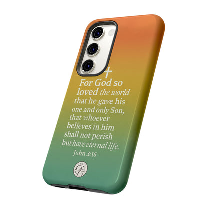 John 3:16 Tough Phone Case