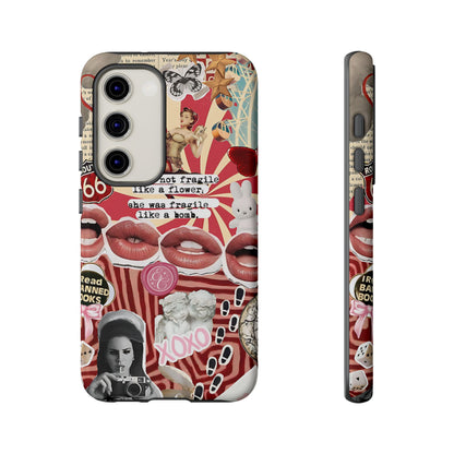 Retro Feminist Collage Tough Phone Case