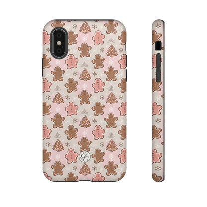 Gingerbread Men & Xmas Tree Pattern Tough Phone Case