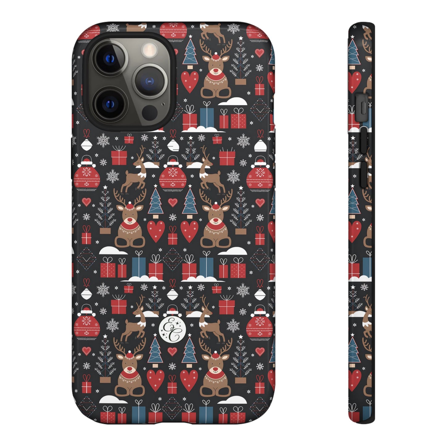 Christmas Holiday Pattern Tough Phone Case